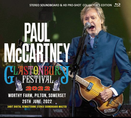 PAUL McCARTNEY 「GLASTONBURY FESTIVAL 2022」 - Blueyez Records