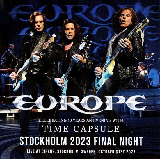 EUROPE 「STOCKHOLM 2023 FINAL NIGHT」 - Blueyez records