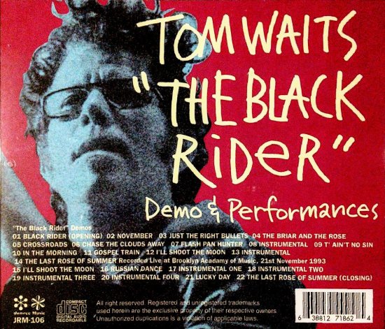 Tom Waits 「”The Black Rider” Demos and Performances」 - Blueyez records