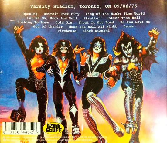 KISS　「TORONTO 1976」 - Blueyez records