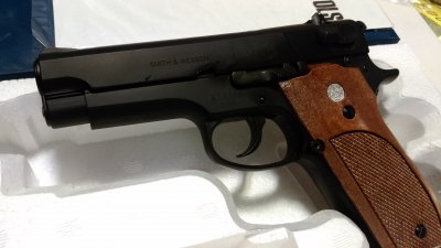 マルシン S&W M39 PFCブローバック 発火式 ABSブラックメッキ モデルガン 完成品 - モデルガンショップ チトセ