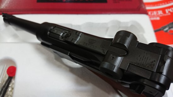 タナカ Luger ルガーP08 8インチ HW ガスブローバック ガスガン