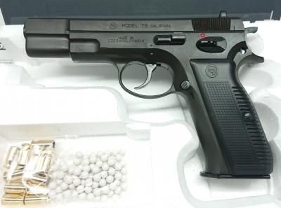 マルシンCZ75 カートリッジ排莢タイプ、ブラックヘビーウエイト　新品同様 CZ75 カートリッジ 排莢タイプ ブラック HW | マルシン