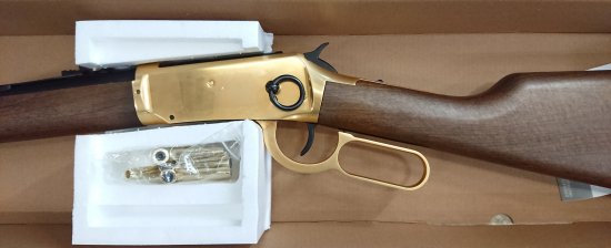 UMAREX ウマレックス ウィンチェスター M1894 CO2 ゴールド イエローモデル ライブカート式 ガスガン レバーアクションライフル-  モデルガンショップ チトセ