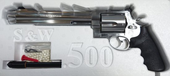 タナカ S&W M500 8 3/8inch ステンレス・ジュピター・フィニッシュ Ver