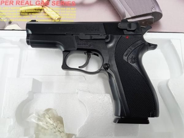消費税無し S&W BWC M6904 ガスガン 固定スライド コンバットマスター 黒 トイガン