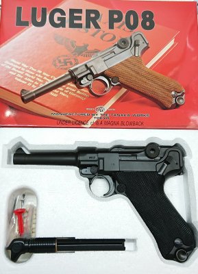 タナカ Luger ルガーP08 4インチ Mauser 
