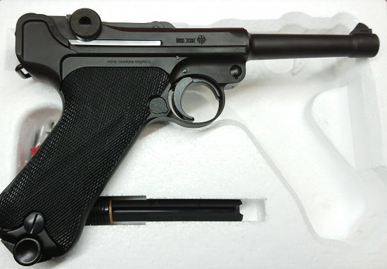 タナカ Luger ルガーP08 4インチ Mauser 