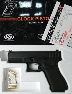 タナカ モデルガン グロック17 3rd Gen エボリューション2改 フレームHW G17 Glock 17C 3rd Generation Frame  HW “Evolution2改” - モデルガンショップ チトセ浜松