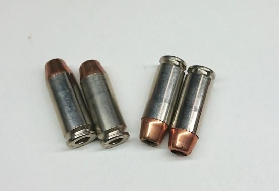 実弾ダミーカート 10mmオート 1発 シルバー 10ミリオート弾