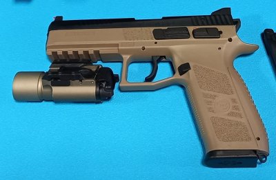 carbon8 CZ P09 Tanフレーム | ガスガン CO2ブローバック - モデルガンショップ チトセ浜松