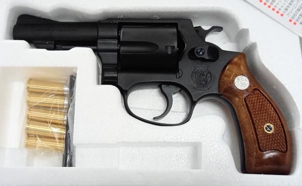 タナカ モデルガン S&W M36 3インチ ラウンドバット HW