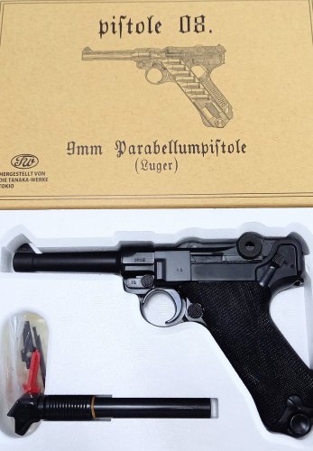 タナカ Luger ルガーP08 8インチ HW ガスブローバック ガスガン - モデルガンショップ チトセ浜松