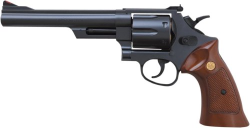 10歳以上)クラウンモデル ホップアップ NO.1 S&W M29 ウッドタイプ プラグリップ .44MAGNUM 44マグナム4インチ  No.13523 エアガン ダーティーハリー - モデルガンショップ チトセ浜松