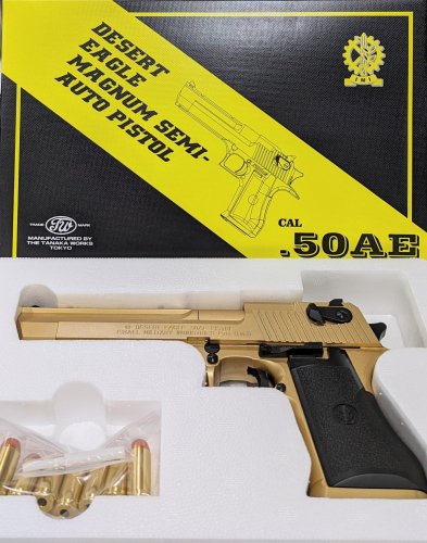 TANAKA タナカ デザートイーグル.50AE | Bright Gold Coating HW - モデルガンショップ チトセ浜松