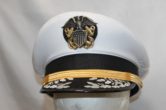 WWII WW2 米軍 海軍 将官 キャプテン 制帽 白 帽章付 アメリカ軍 レプリカ 複製 新品 キャップ 帽子 US 将校帽 |  第二次世界大戦時のアメリカ海軍将官の制帽レプリカ - モデルガンショップ チトセ浜松