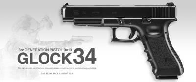 東京マルイ グロック34 ガスブローバック GLOCK34 G34 ガスガン g34