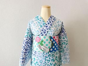 ハセガワアヤばらいろマラッカ浴衣反物