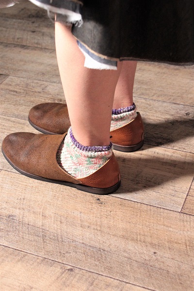 mauna kea 2段切り替えネップの靴下その2（5色展開） ユニセックスの画像です