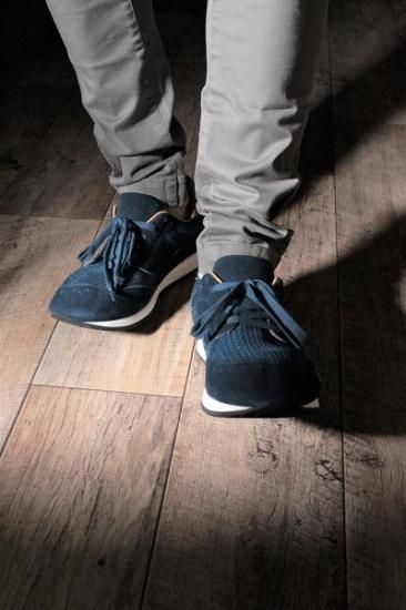 legero ネイビー スエードスニーカー legero ネイビー スエードスニーカー 靴