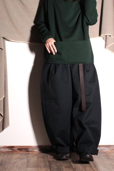 ASEEDONCLOUD HW ワイドトラウザー/Wide Trousers チャコール