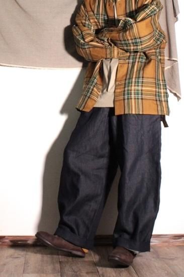 ASEEDONCLOUD HW デニムワイドトラウザー/Wide Trousers