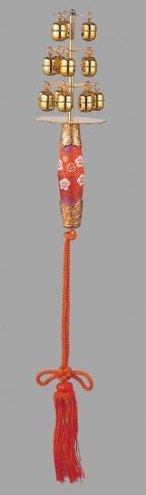 三番叟鈴も安い【8944】巫女舞用の神楽鈴を激安販売【祭の壱龍】