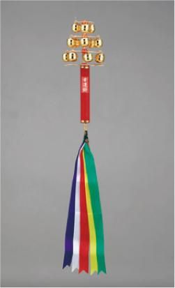 巫女舞用の鈴 神楽鈴（お稽古用） 巫女鈴 三番叟鈴 七五三鈴 三番鈴 神楽舞 鈴