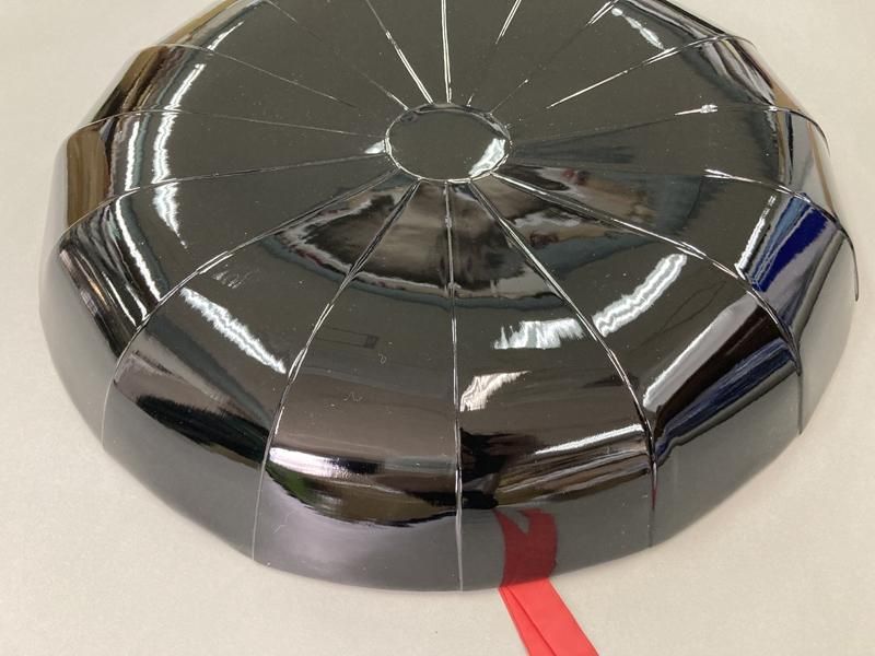 黒塗笠が安い【3059】藤娘用の黒塗り笠を激安販売【祭の壱龍】