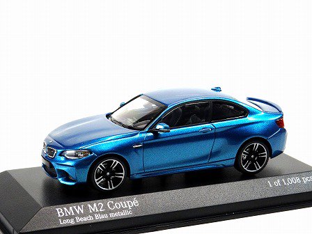 BMW M2 Coupe (F87) 2016 Bluemetallic 1/43MINICHAMPS 410026100 F-962 -  Gallery Tanaka Shopping Site