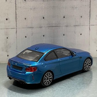 BMW M2 Competition (F87)2019 Bluemetallic 1/43MINICHAMPS 410026202 F-6738 -  Gallery Tanaka Shopping Site