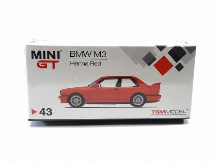 E30 MINI GT 1:64 BMW M3 Red LHD