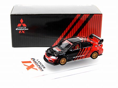 MITSUBISHI LANCER EVOLUTION IX (CT9A) ADVAN 1/64CM-MODEL CM64