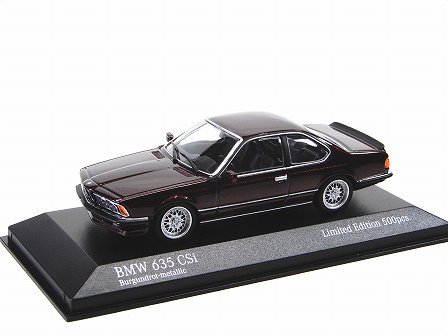 BMW 635CSi (E24) 1982 Redmetallic 1/43MINICHAMPS 943025125 G-265