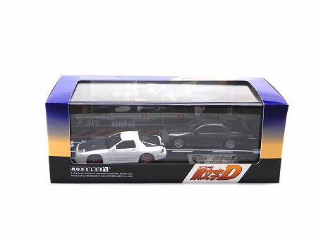 頭文字D Vol.2 高橋涼介RX-7(FC3S) / 北条凛 GT-R(R32) 1/64MODELER’S MD64202 G-1336 -  Gallery Tanaka Shopping Site