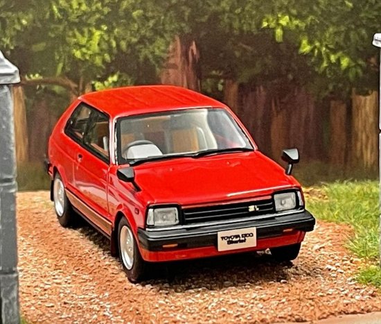 TOYOTA STARLET (KP61) Si 1982 Red 1/43HI-STORY HS303RE G-2284 - Gallery  Tanaka Shopping Site