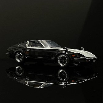NISSAN FAIRLADY Z (S130) Black/Silver 1/18Ignitionmodels 1966 G 