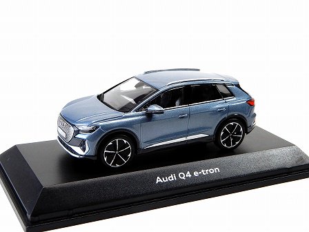 AUDI Q4 e-tron Geyser Blue 1/43SPARK 5012124631 G-3546 - Gallery Tanaka  Shopping Site