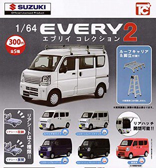 スズキ エブリィコレクションII ( SUZUKI EVERY DA64 ) 5台セット 1/64