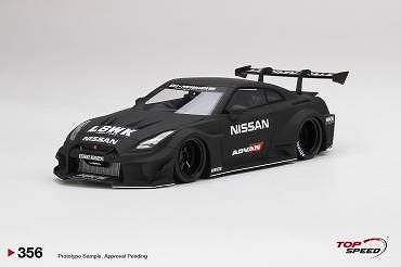 LB-Shilhouette WORKS GT NISSAN 35GT-RR Ver.2 Matt Black LBWK 1/18TOPSPEED  TS0356 G-3712 - Gallery Tanaka Shopping Site