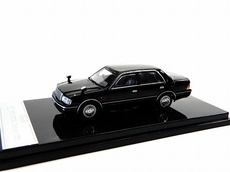 TOYOTA CROWN (JZS155) フェンダーミラー (RHD) Black 1/64GCD KS-012