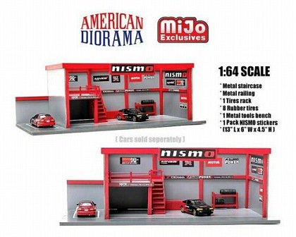 ガレージ ジオラマ ADVAN 1/64 American Diorama AD-76530 G-3890 - Gallery Tanaka  Shopping Site