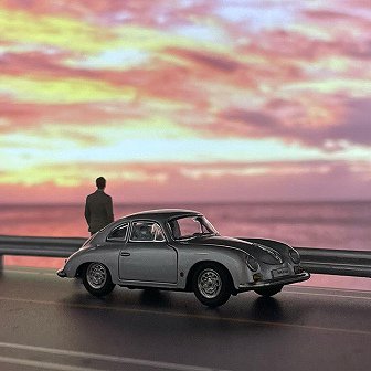 PORSCHE 356 Silver (フル開閉) 1/64PGM PGM-640501 G-6010 - Gallery Tanaka  Shopping Site