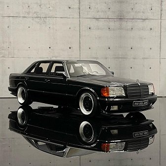 Mercedes-Benz 560SEL (W126) AMG 6.0 Black 1/18Ottomobiles OT297/OTM297  G-7139 - Gallery Tanaka Shopping Site