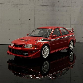 MITSUBISHI LANCER Evolution VI (CP9A) TOMMI MAKINEN Edition Red 1