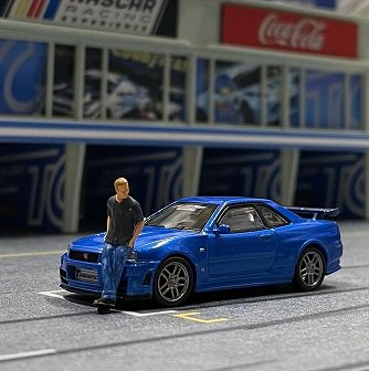 NISMO R34 GT-R Z-Tune “FUEL FEST TOKYO 2023 ” Bluemetallic 1/64 