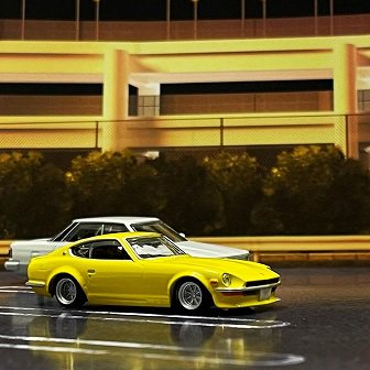 グラチャンコレクション第15弾 S30 フェアレディZ Yellow 1/64 AOSHIMA