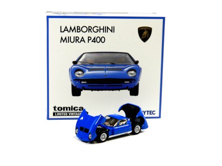 Lamborghini Miura P400 Blue 1/64 TOMYTEC 4543736330165 J-499 - Gallery  Tanaka Shopping Site