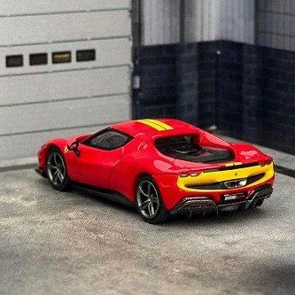 Ferrari 296 GTB Rosso Corsa / Assetto Fiorano 1/64 BBR