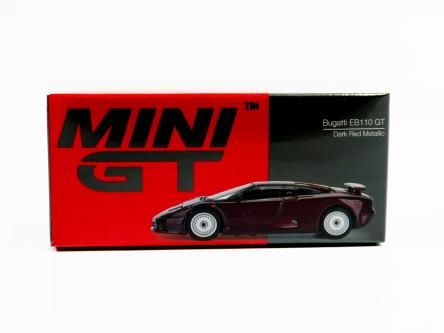 Bugatti EB110 GT Dark Red Metallic 1/64 MINIGT MGT00806-L J
